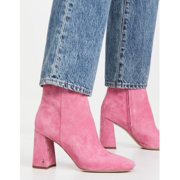 Sam Edelman Shoes - New Sam Edelman Codie Ankle Bootie in Pink Suede Women's Size 10